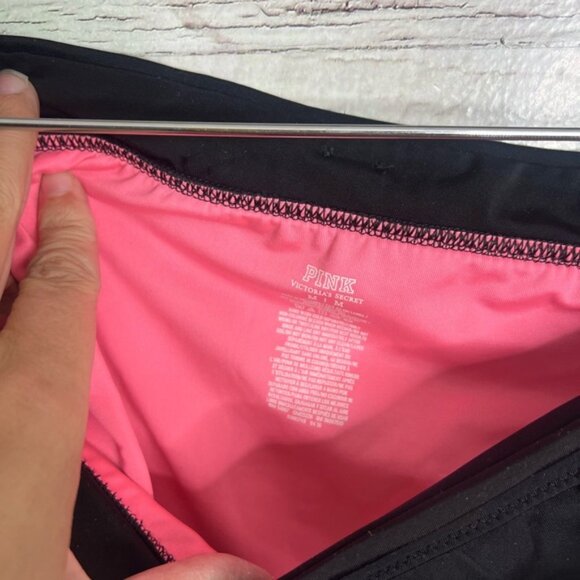 PINK Victoria's Secret Black and Pink Bikini Swimwear - Picture 4 of 6